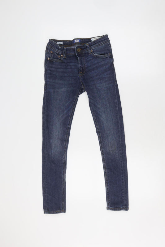 Jack & Jones Unisex Kids Blue Skinny Jeans - Size 11 Years