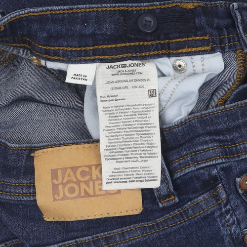 Jack & Jones Unisex Kids Blue Skinny Jeans - Size 11 Years