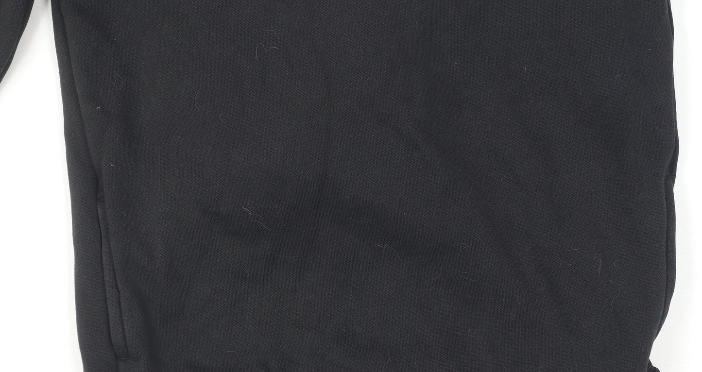 Puma Boys Black Hoodie Pullover 11-12 Years Sports Logo