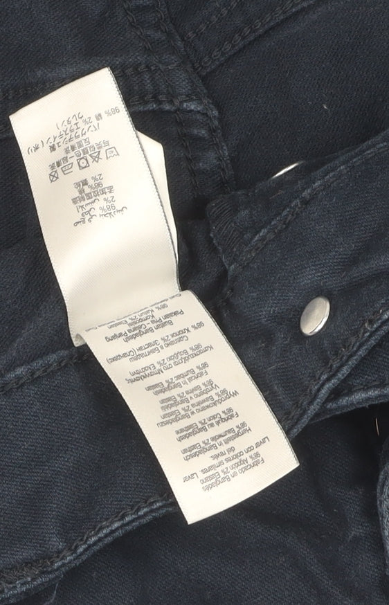 Next Men’s Black Chino Trousers, Size L, Regular Fit