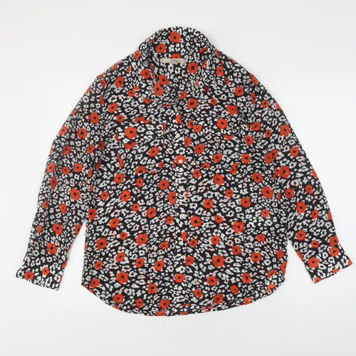 Banana Republic Women's Floral Blouse, S Petites, Multicoloured