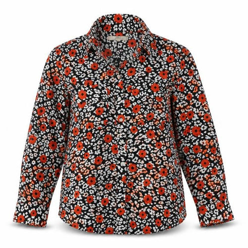 Banana Republic Women's Floral Blouse, S Petites, Multicoloured