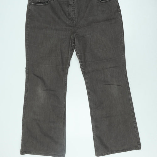 Marks and Spencer Men's Brown Regular Fit Jeans, Size 20