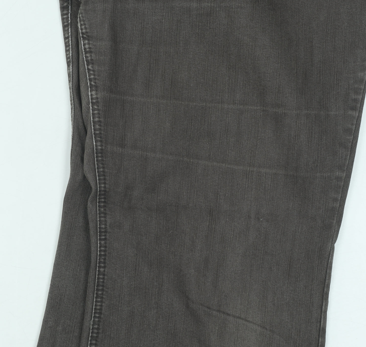 Marks and Spencer Men's Brown Regular Fit Jeans, Size 20