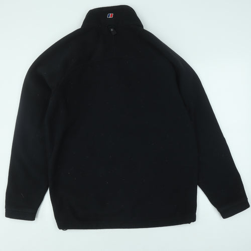 Berghaus Men's Black Fleece Jacket, Medium, Ideal for Hiking