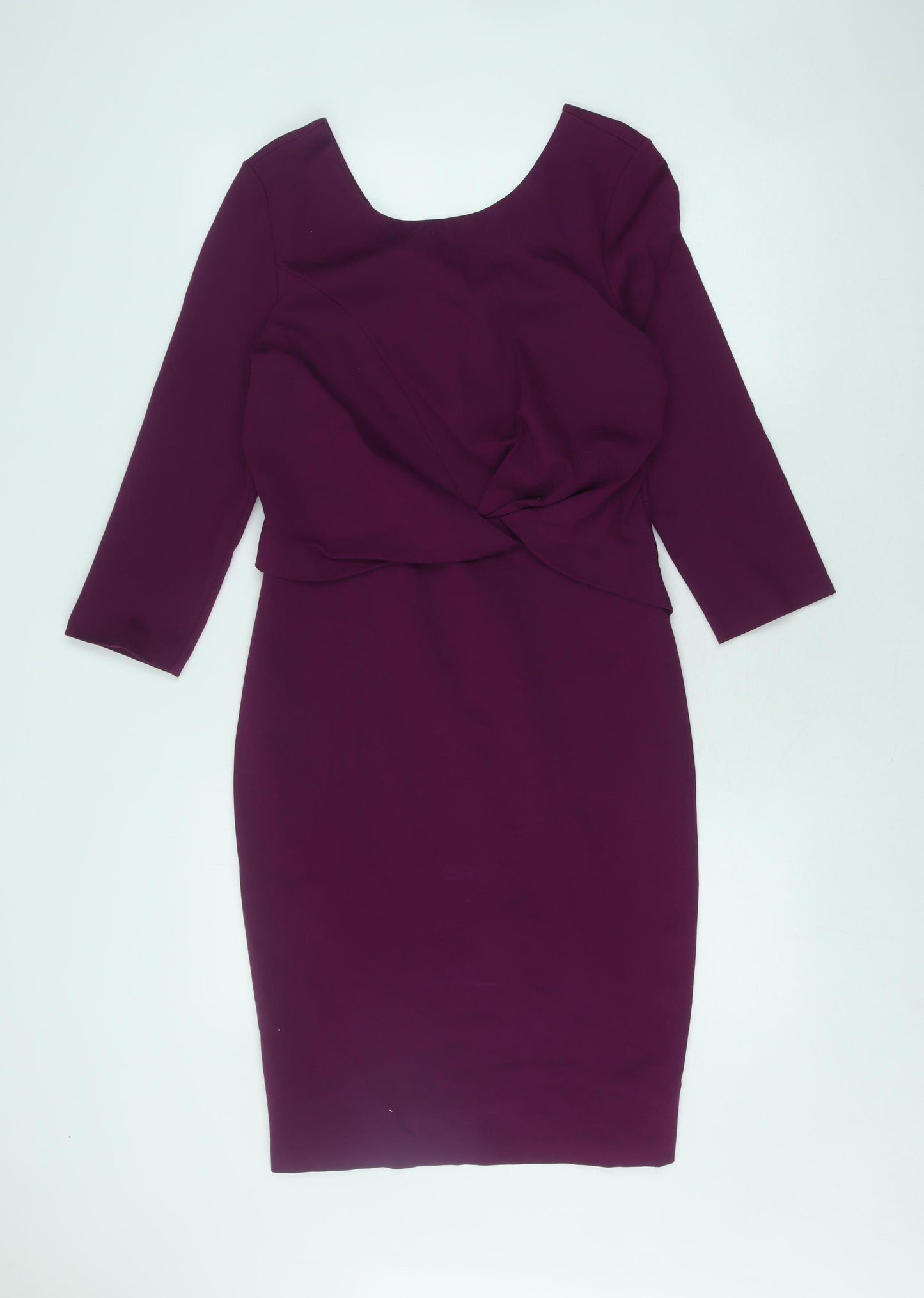 Phase Eight Women's Purple Sheath Dress Size 12