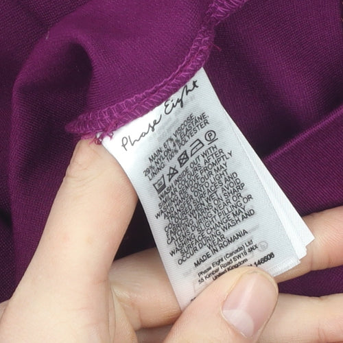 Phase Eight Women's Purple Sheath Dress Size 12