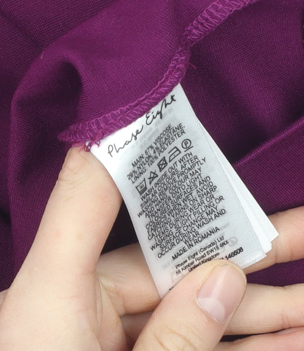 Phase Eight Women's Purple Sheath Dress Size 12