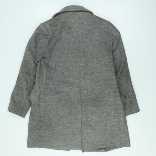 Dorothy Perkins Grey Women's Pea Coat Size 8
