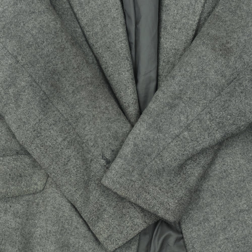 Dorothy Perkins Grey Women's Pea Coat Size 8