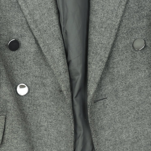 Dorothy Perkins Grey Women's Pea Coat Size 8