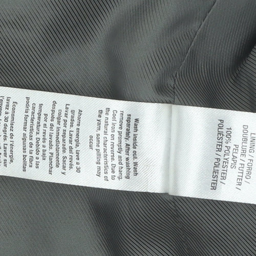 Dorothy Perkins Grey Women's Pea Coat Size 8