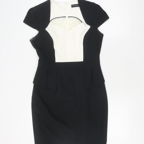 Dorothy Perkins Women's Two-Tone Sheath Dress Size 10