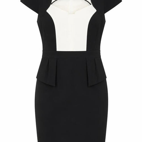 Dorothy Perkins Women's Two-Tone Sheath Dress Size 10