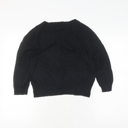 Monsoon Women's Black Long Sleeve Cardigan Size 14