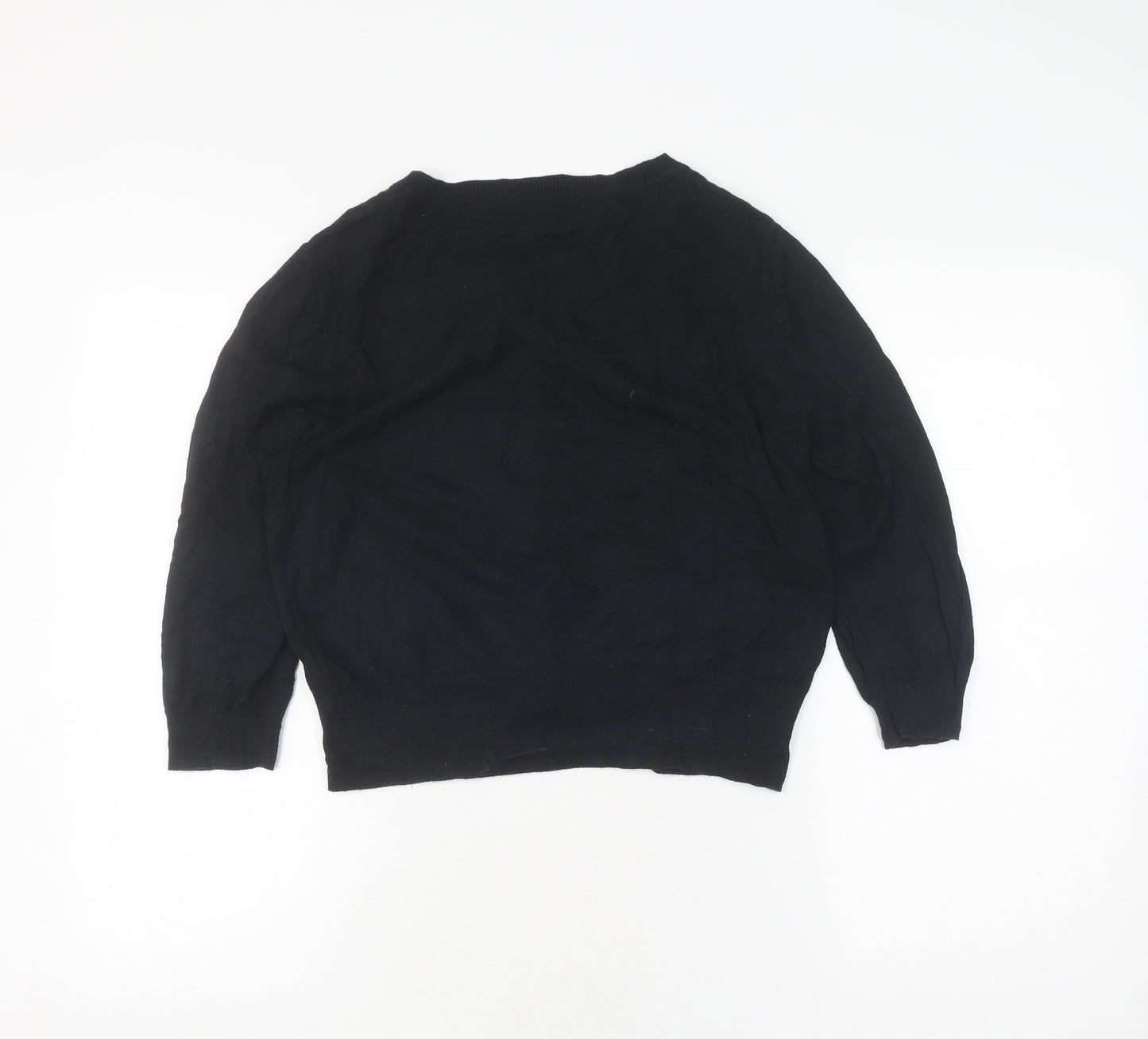 Monsoon Women's Black Long Sleeve Cardigan Size 14