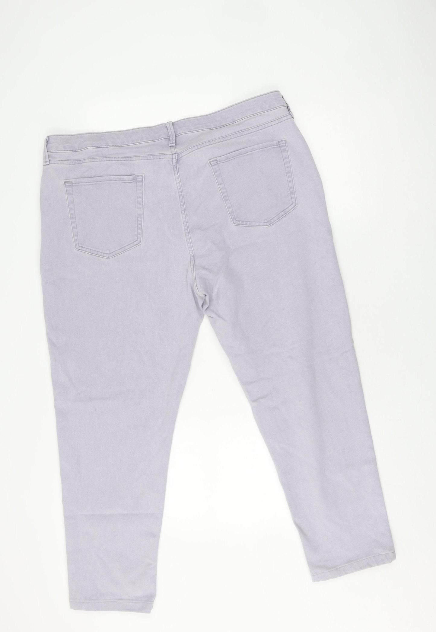 Marks & Spencer Women's Purple Relaxed Straight Jeans