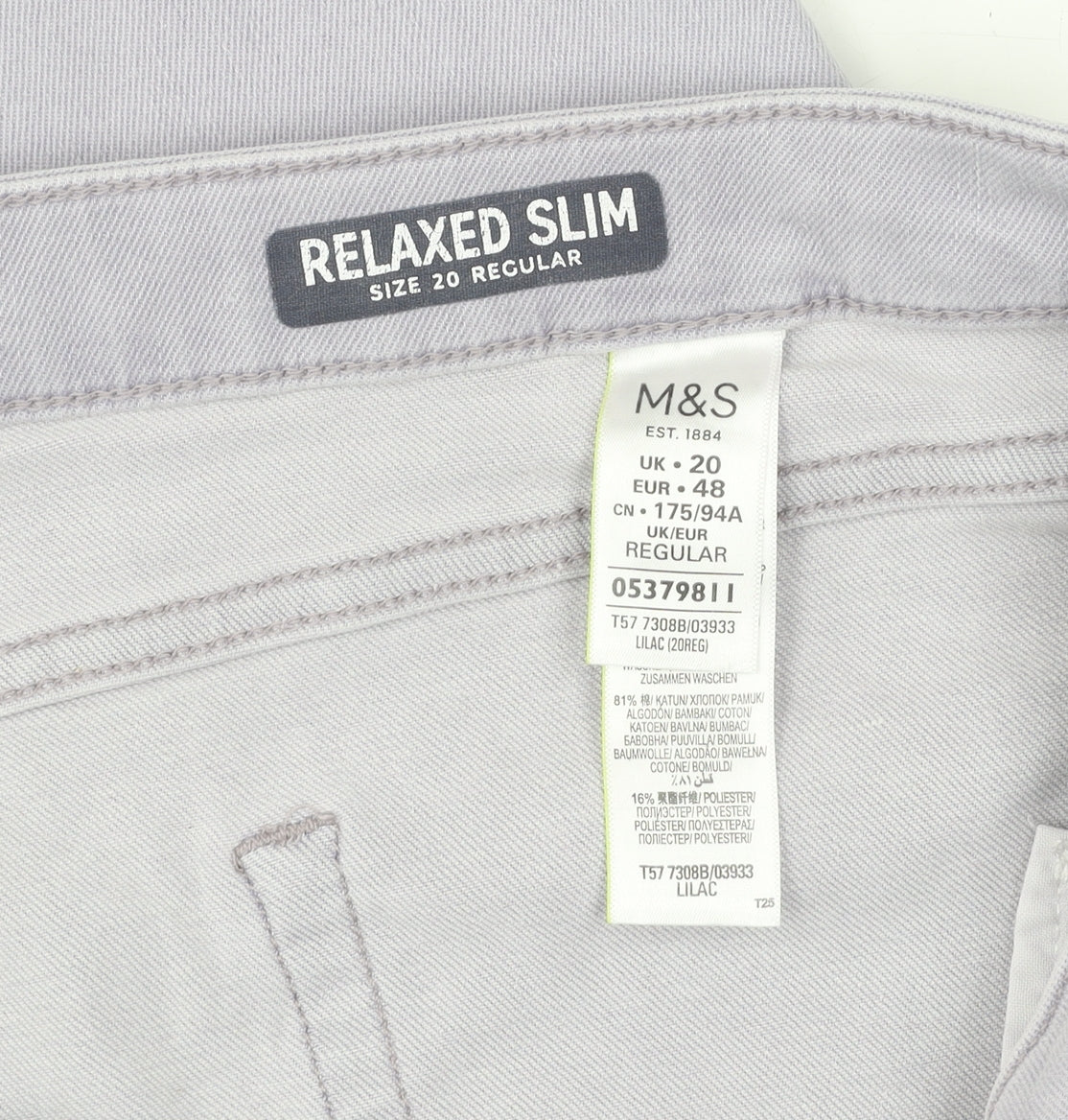 Marks & Spencer Women's Purple Relaxed Straight Jeans