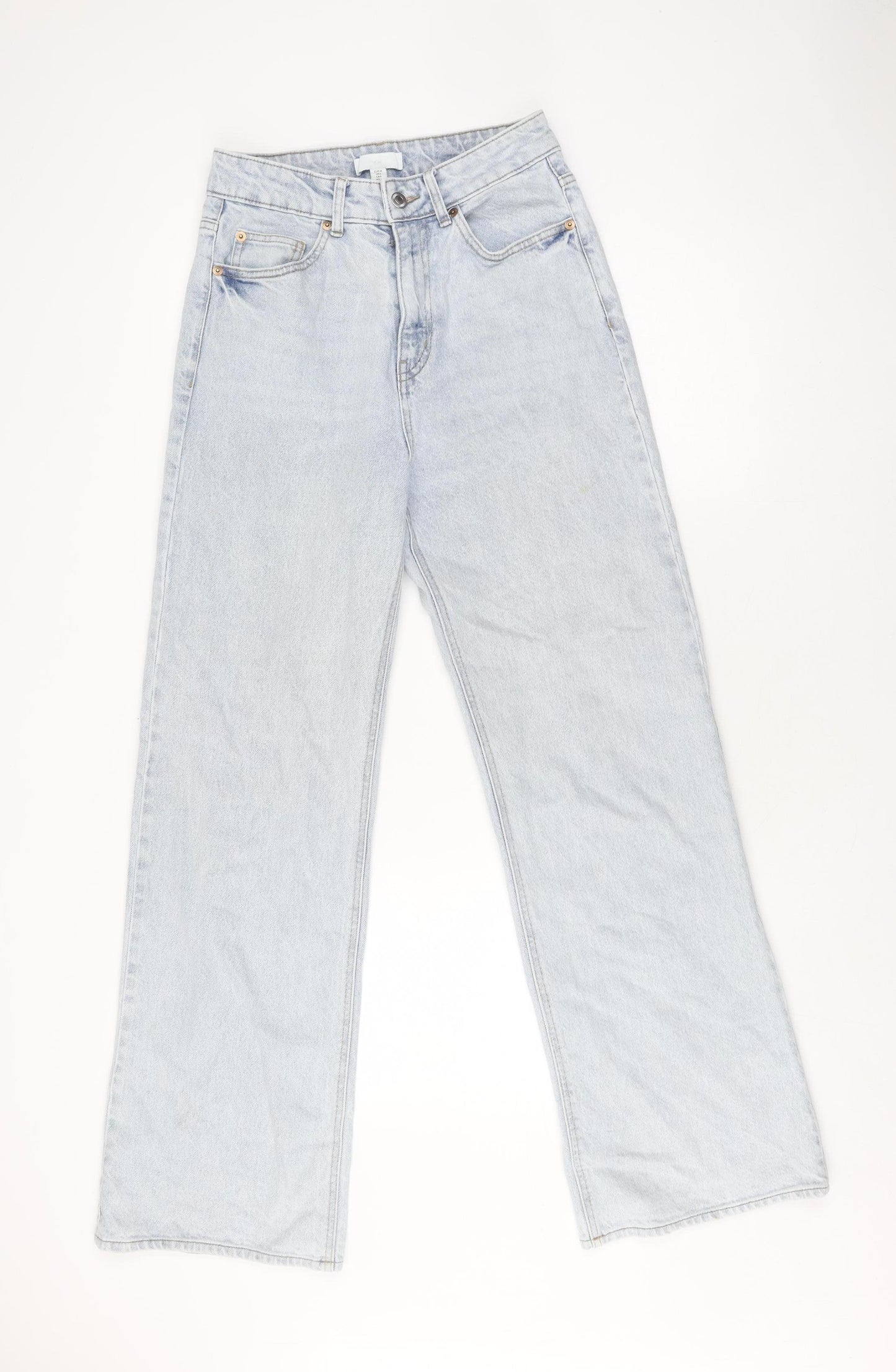 H&M Women's Blue Straight Jeans Size 10