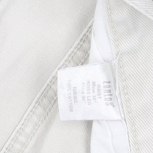 Zenos Women's White Straight Jeans Size XL