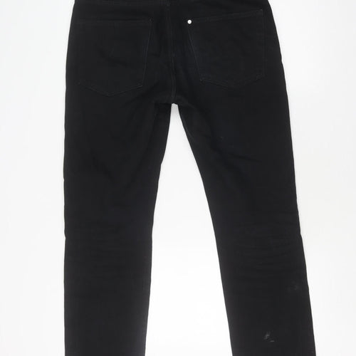 H&M Women's Black Straight Jeans Size 8