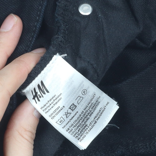 H&M Women's Black Straight Jeans Size 8