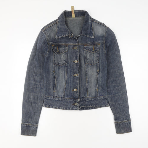 Lilac Women's Blue Denim Jacket Size 12 Casual