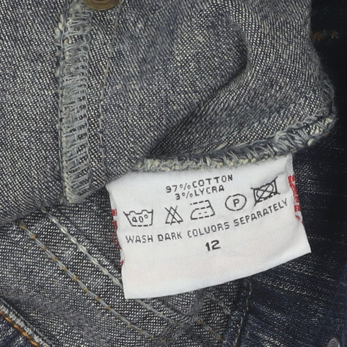 Lilac Women's Blue Denim Jacket Size 12 Casual