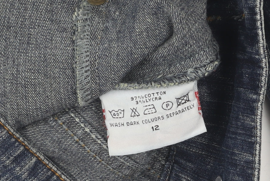 Lilac Women's Blue Denim Jacket Size 12 Casual