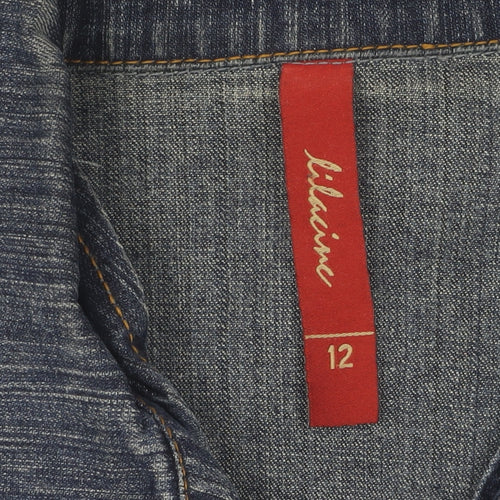 Lilac Women's Blue Denim Jacket Size 12 Casual