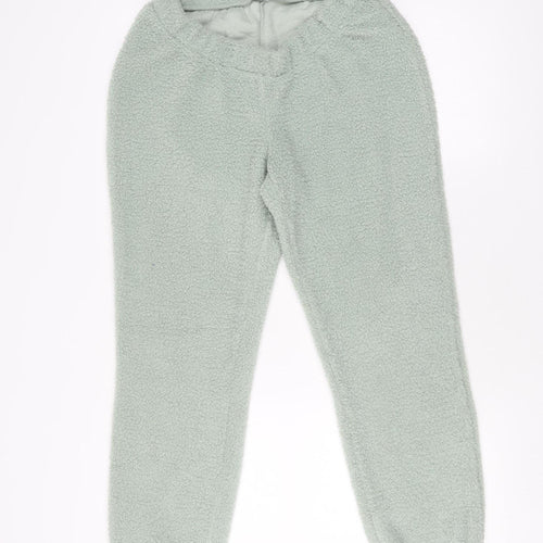 ASOS Green Fleece Sweatpants, Women's Size 8, Casual Comfort