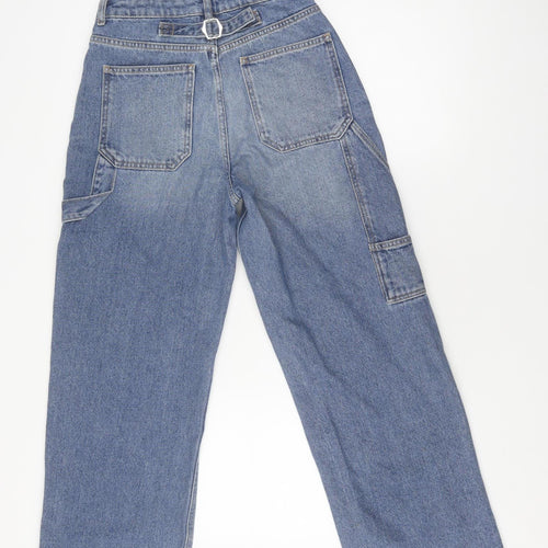 New Look Teens Blue Wide-Leg Denim Jeans Size 13