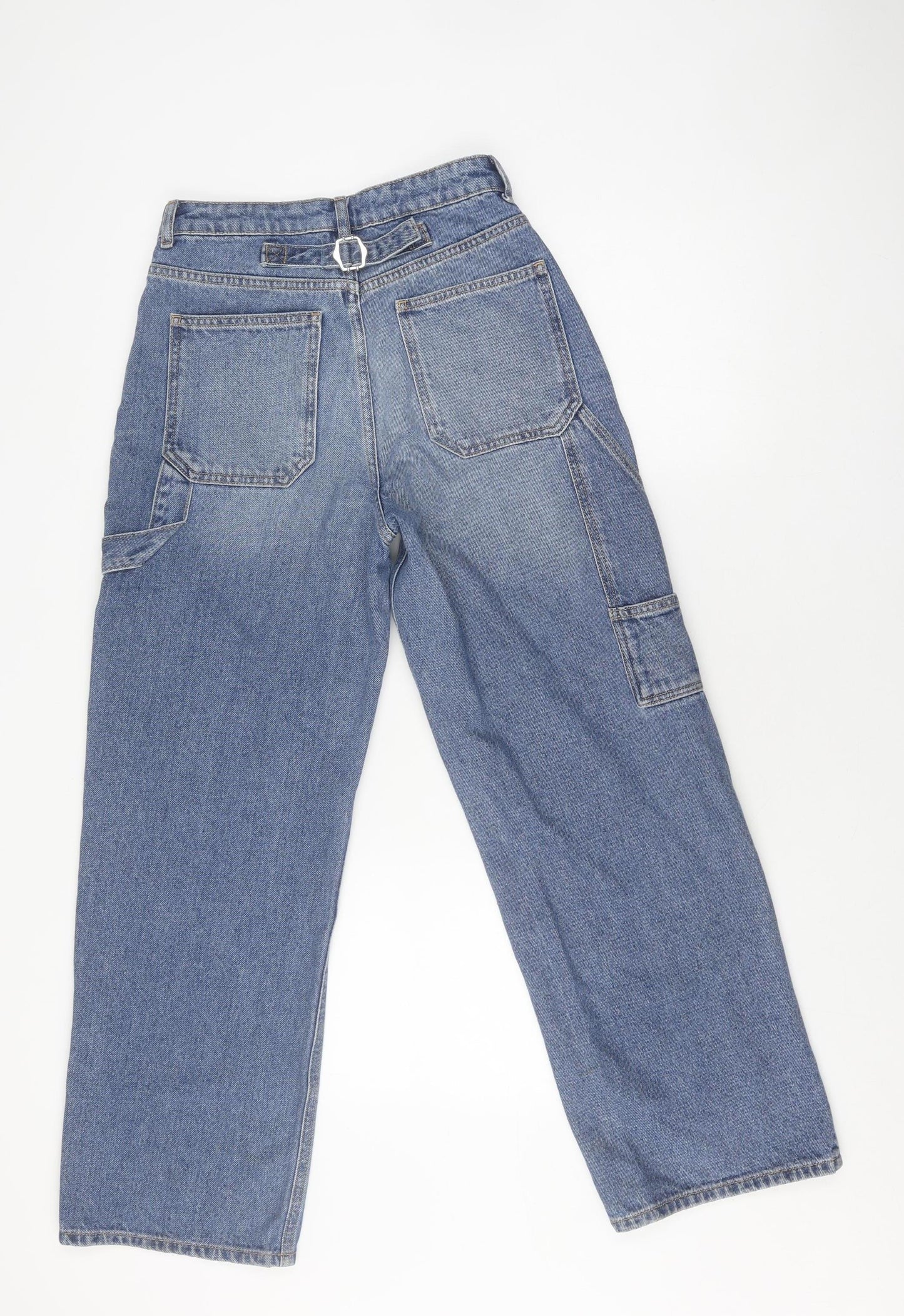 New Look Teens Blue Wide-Leg Denim Jeans Size 13