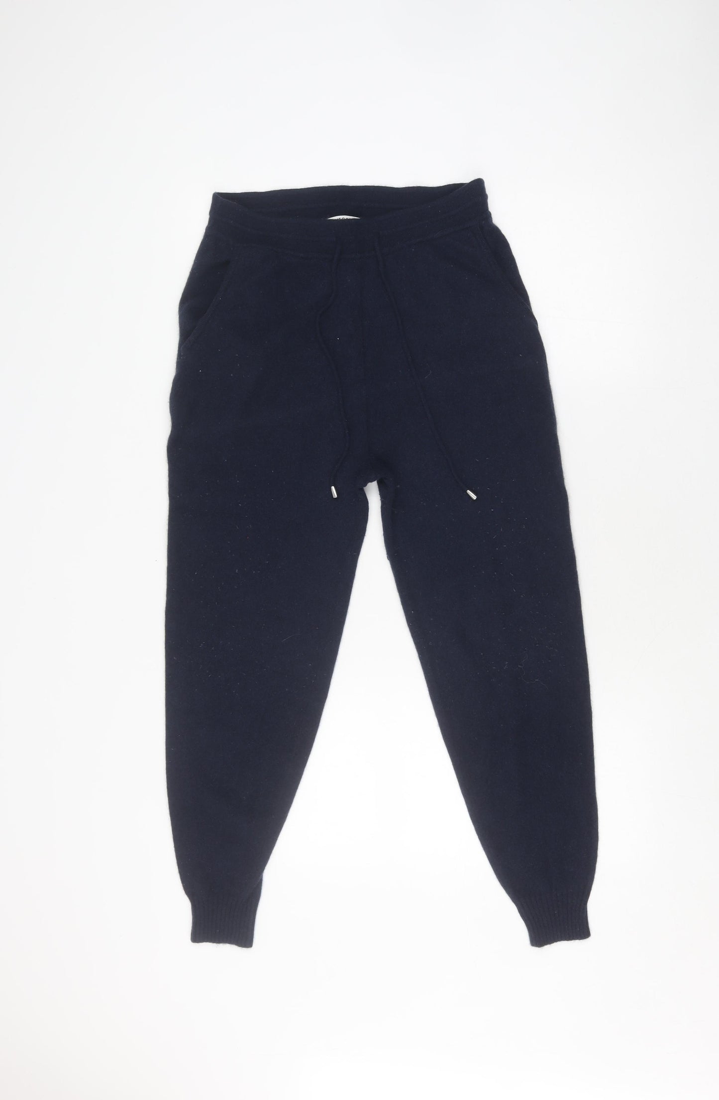 Marks and Spencer Women's Blue Cashmere Jogger Trousers M