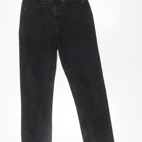 Pieces Women's Black Straight Jeans S