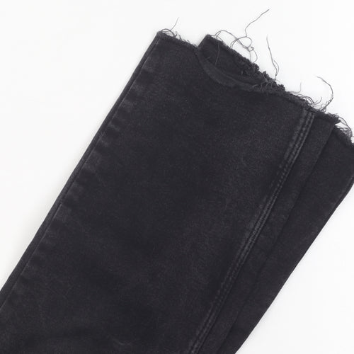 Pieces Women's Black Straight Jeans S