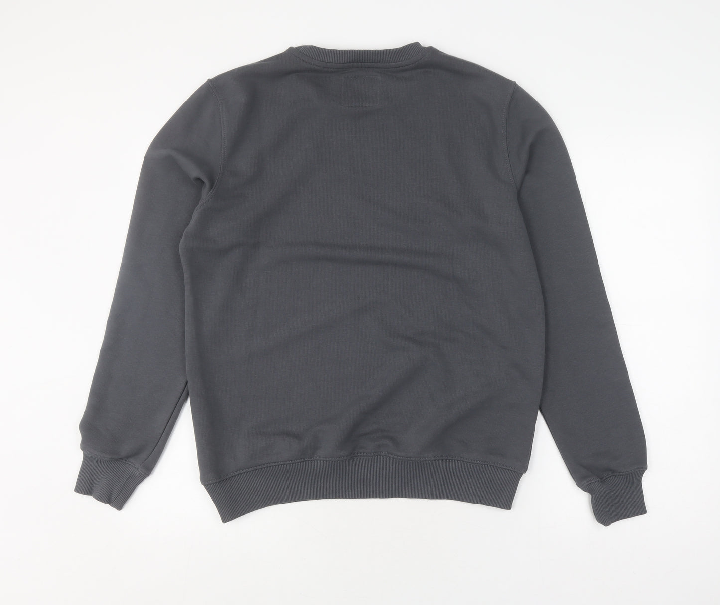 S-Ponder Grey Cotton Unisex Art Sweatshirt L