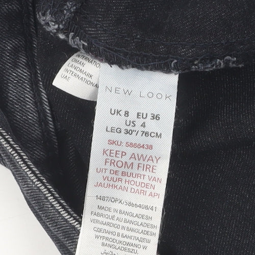 New Look Women's Black Skinny Jeans Size 8