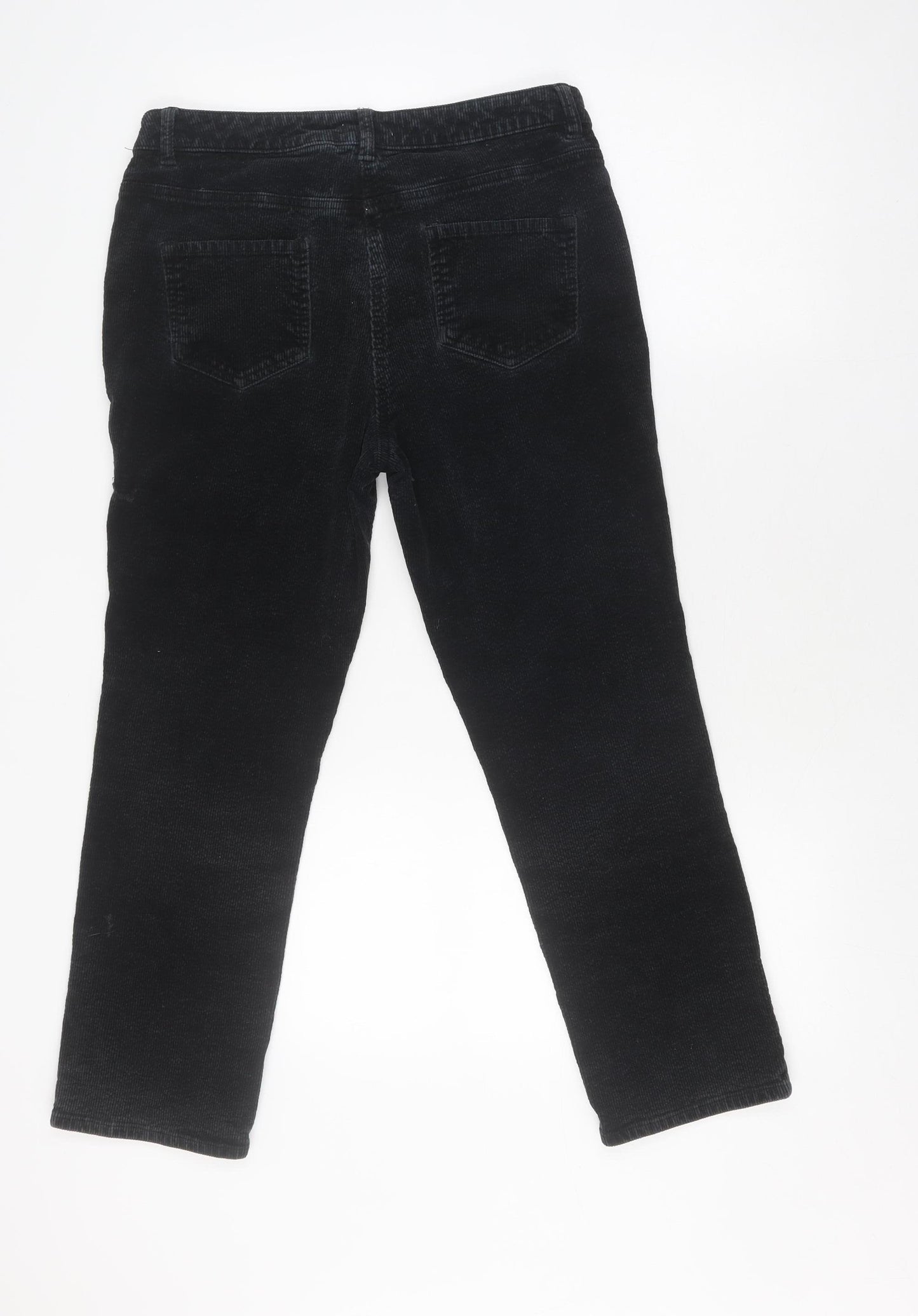 M&Co Women's Black Petite Trousers Size 10