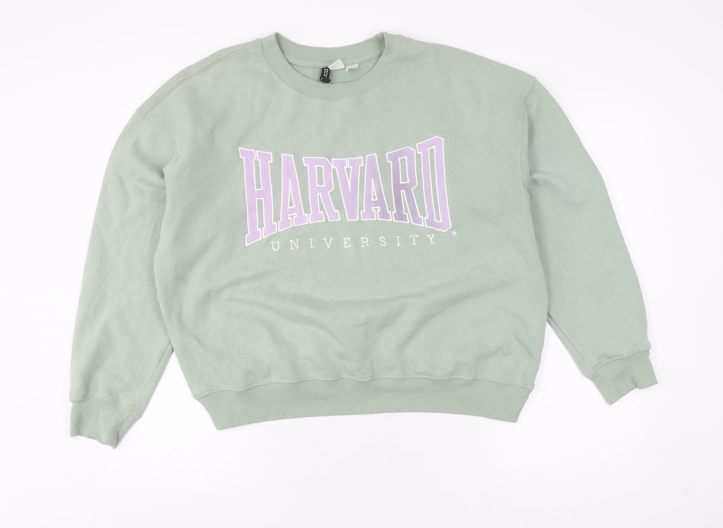 H&M Unisex Green Pullover Sweatshirt Size 12