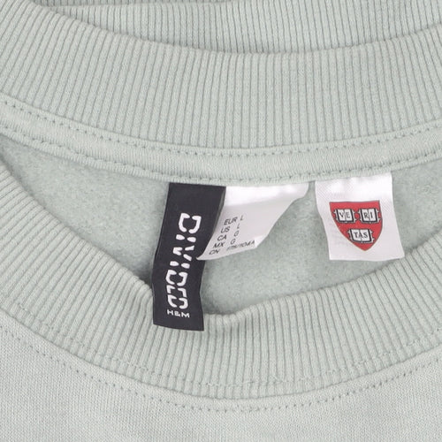 H&M Unisex Green Pullover Sweatshirt Size 12