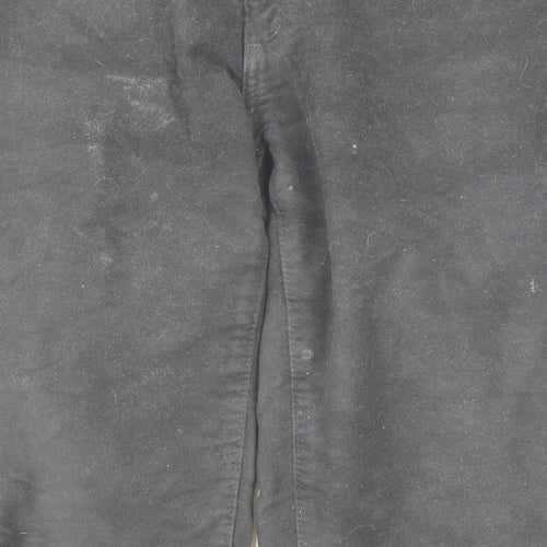 Marks and Spencer Men's Black Trousers, Size 42, Cotton Blend