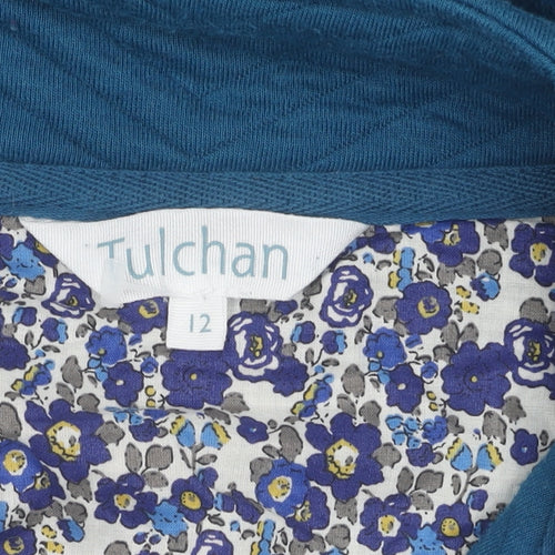 Tulchan Women's Blue Mid-Length Jacket Size 12