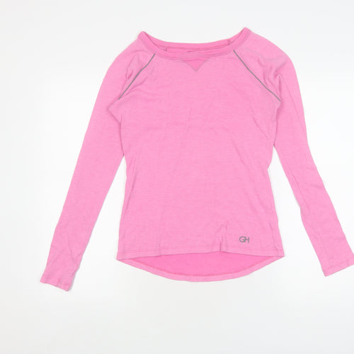 Gilly Hicks Women's Pink Long Sleeve T-Shirt, Size S