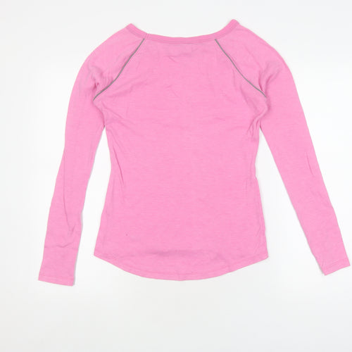 Gilly Hicks Women's Pink Long Sleeve T-Shirt, Size S