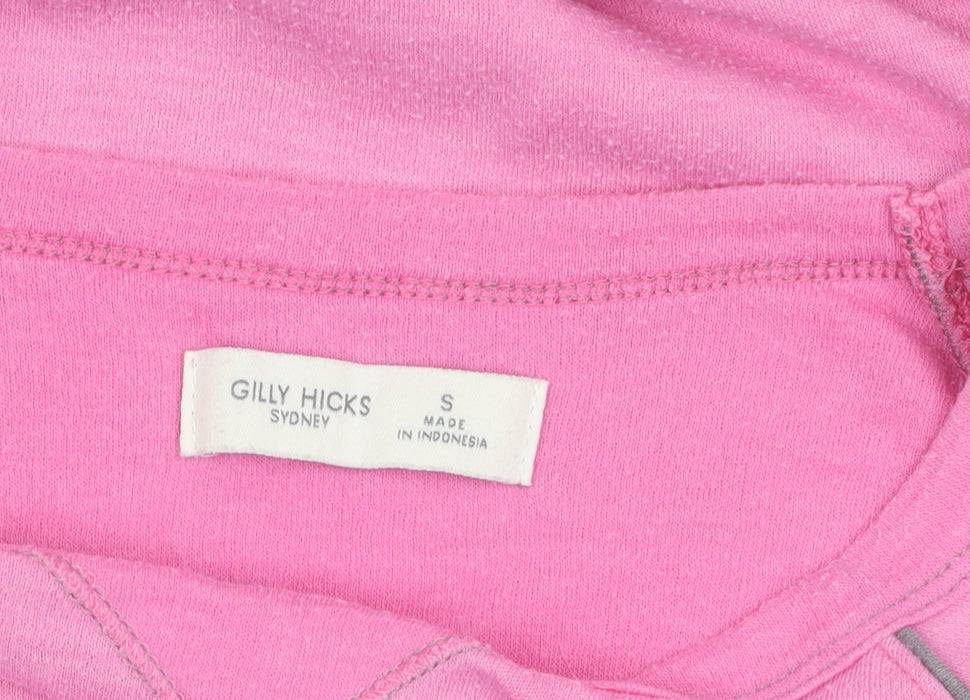 Gilly Hicks Women's Pink Long Sleeve T-Shirt, Size S
