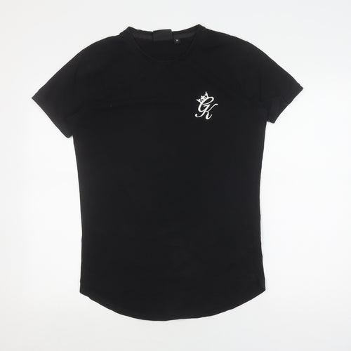Gym King Men's Black Medium Slim Fit T-Shirt