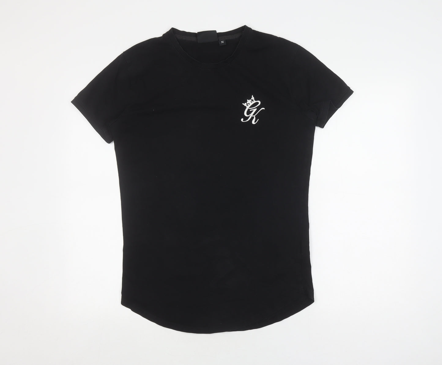 Gym King Men's Black Medium Slim Fit T-Shirt