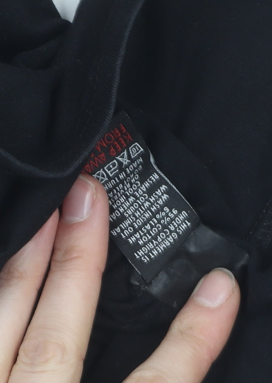 Gym King Men's Black Medium Slim Fit T-Shirt