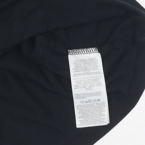 Nike Black Unisex T-Shirt XS Short Sleeve Casual